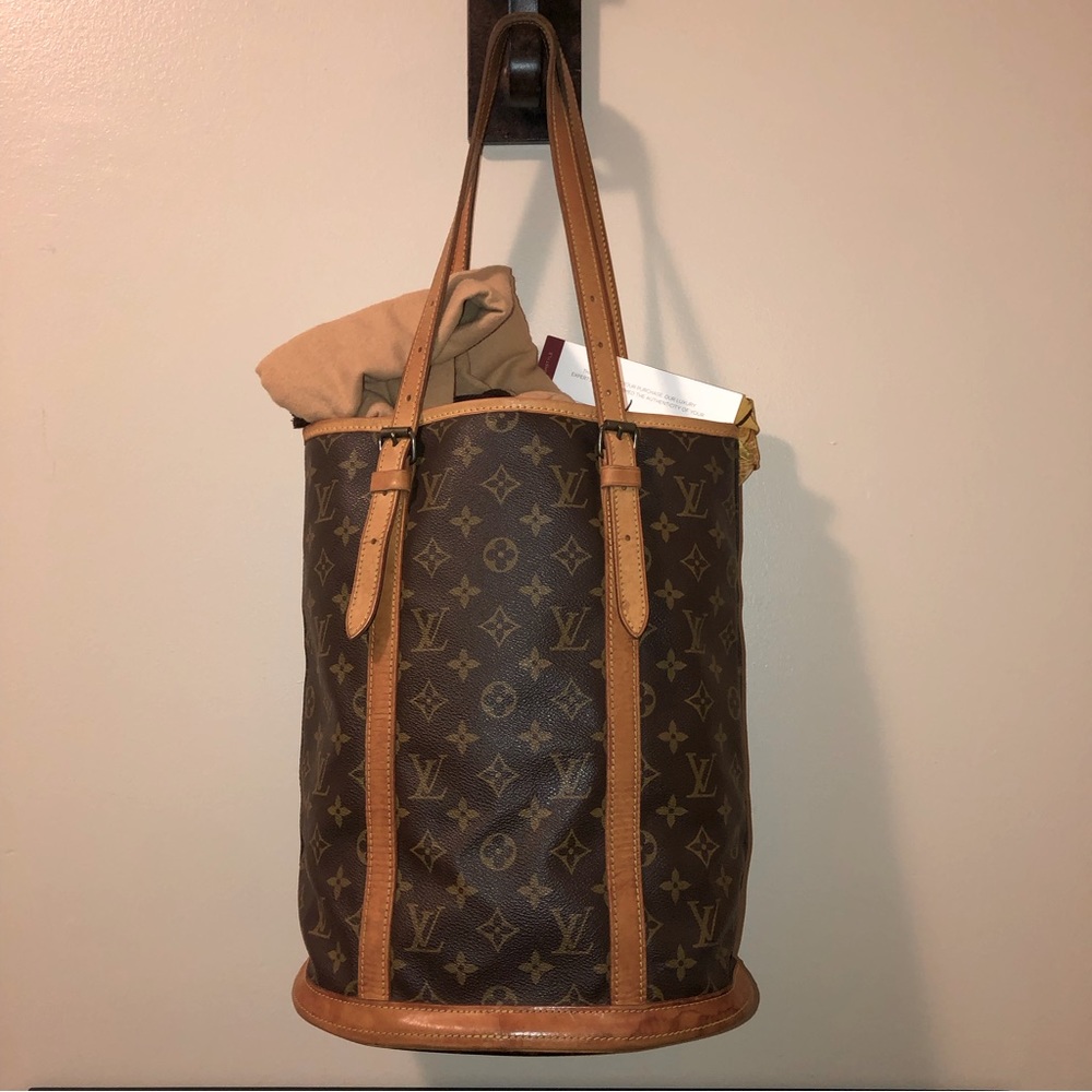 Louis Vuitton Monogram Vintage Authentic Bucket Bag;Date Code(AR0052)
